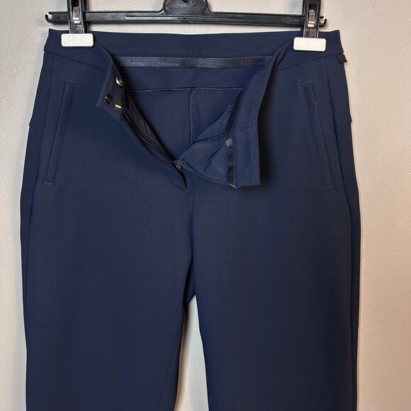 Lululemon pants size 8 tab Lab (?) navy blue work office‎ mid-rise performance - Picture 11 of 14